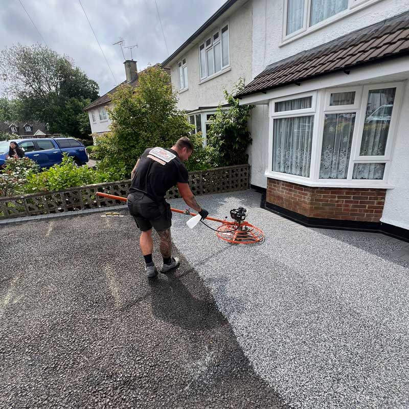 Local Resin Drive Installation